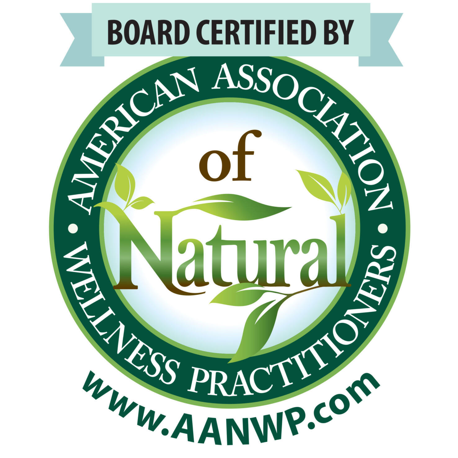 AAWP Board Certified Practitioner Badge Badge Denoting Board Certification by American Association of Wellness Practitioners