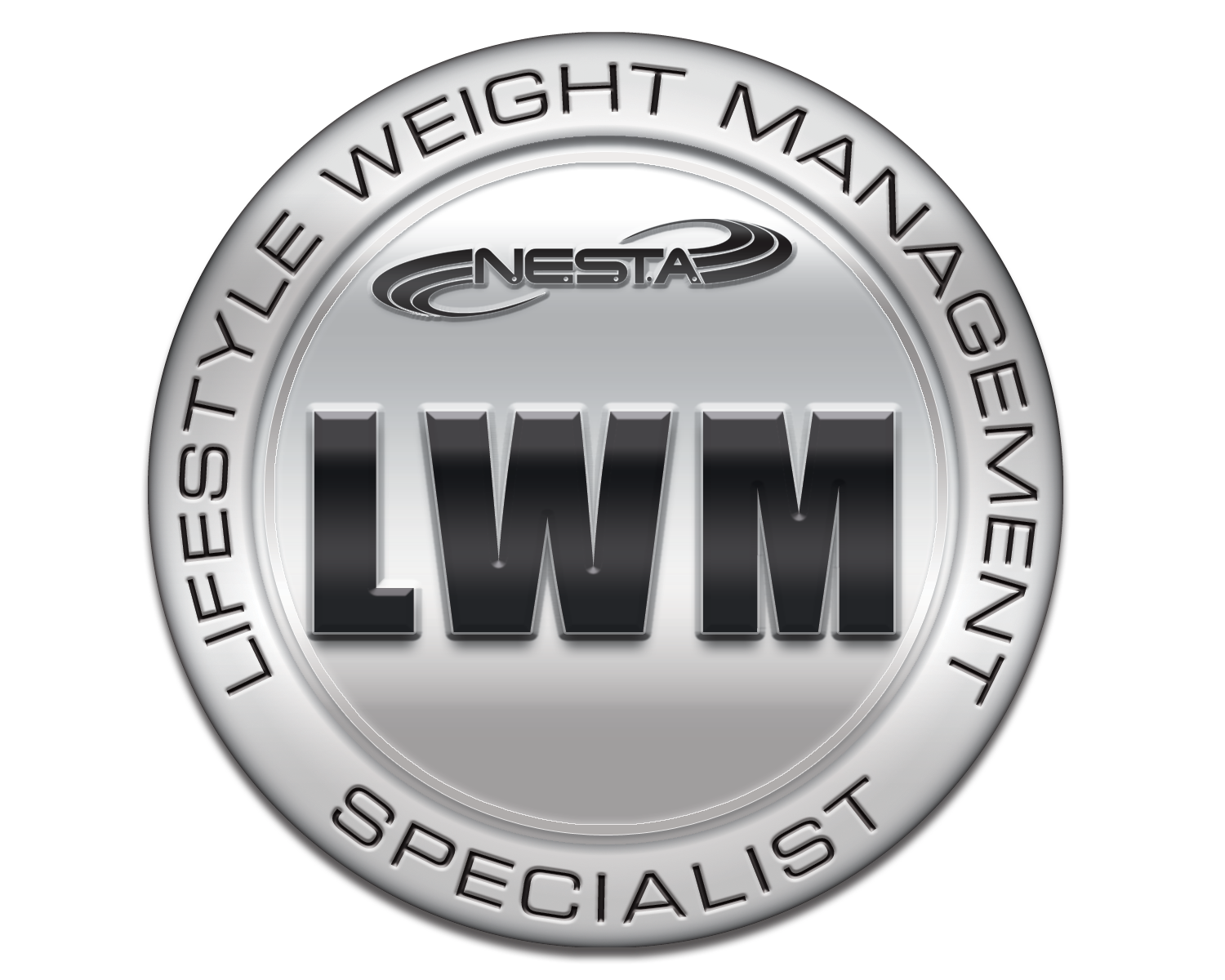 Lifestyle Weight Management Specialist Badge NESTA Lifestyle Weight Management Specialist Verification Badge Graphic